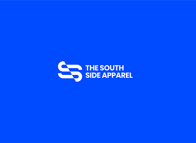THE SOUTH SIDE APPAREL blue branding clothing identity logo logomark logotype minimal ss ss monogram streetwear
