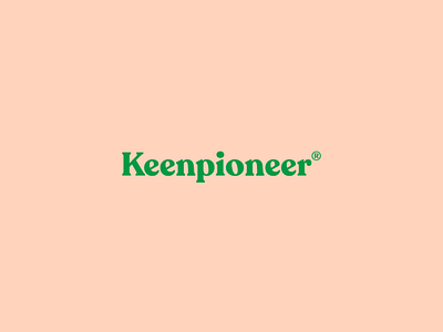 Keenpioneer bakery brand branding cake identity logo logomark logotype minimal wordmark