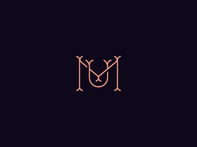 Michelle Udelia brand branding design icon identity line art logo logomark logotype minimal monogram typography