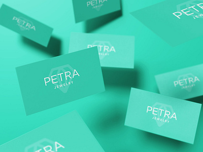 Petra Jewelry brand branding business card design grid icon identity illustration line art logo logomark logotype minimal monogram pattern design typography