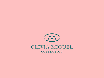 Olivia Miguel brand branding design fashion brand icon identity line art logo logomark logotype minimal monogram typography