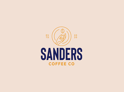 Sanders Coffee Co brand identity branding coffee coffee bag cold brew drink graphic design logo logotype packaging restaurant roastery