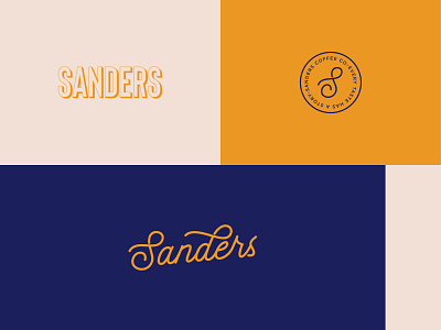 Sanders Coffee Co branding coffee graphic design logo packaging roastery