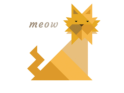 Purrrrre CSS, Triangle Cat css illustration