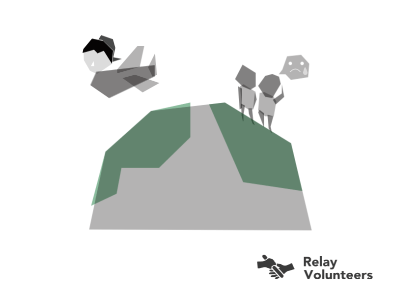 Relay volunteer 2/4 after effects flat fun graphics human illustration ngo noneprofit vector