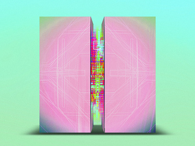 PASTEL CUBE 80s 80s style concept futuristic illustration jasonscuderi lasergunfactory retrowave scifi technology vaporwave