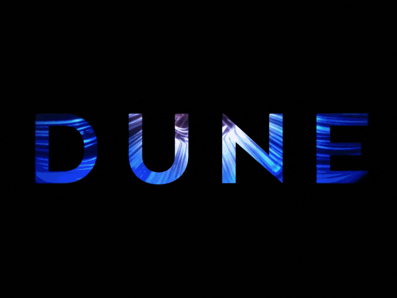 Dune Title Concept animation cgi concept direction dune entertainment fear is the mind killer film retro scifi video