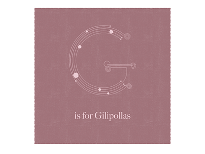 G is for Gilipollas adobe architechtural design geometric design illustration illustrator lettering minimalist design swearing typography