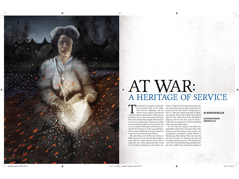 A Heritage of Service narrative visual development storytelling advertising editorial print poster art direction design illustration