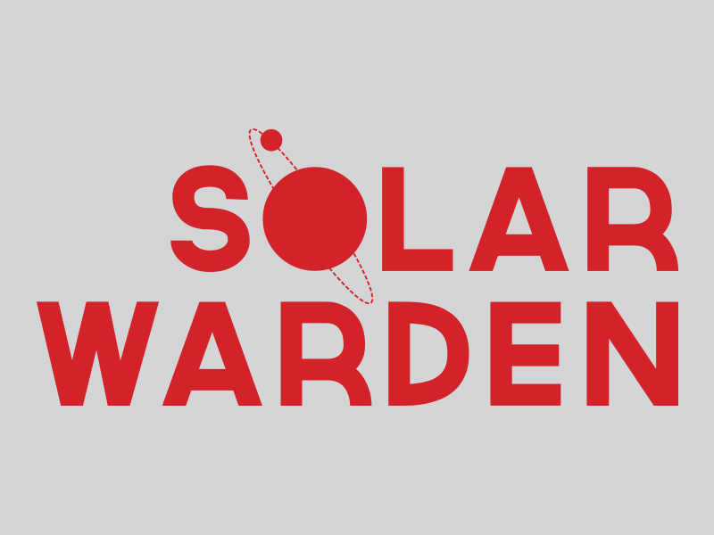 Solar Warden Mark 1 branding art direction cover design space challenge spaced book print space logo typography design