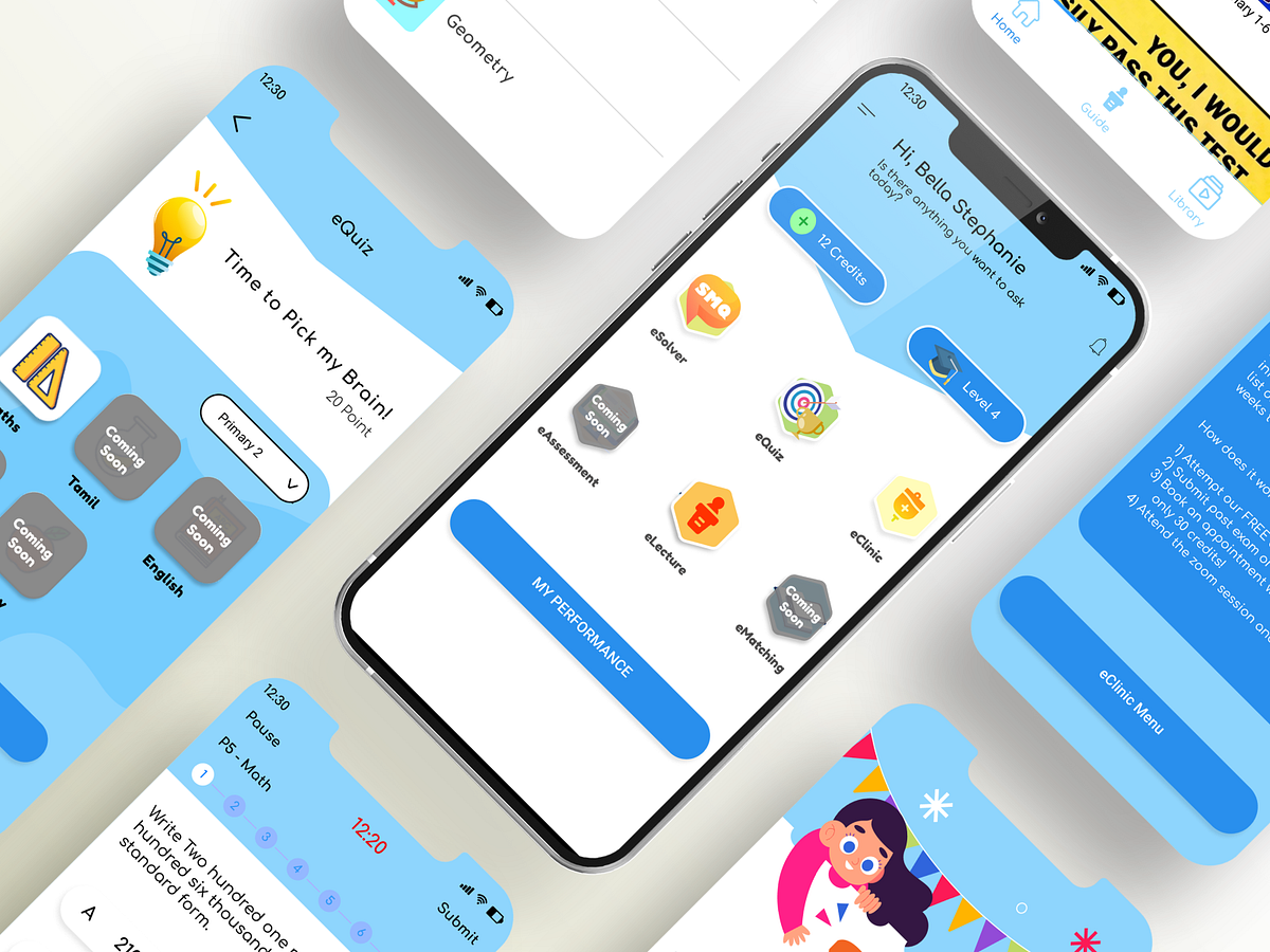 Quiz App designs, themes, templates and downloadable graphic elements ...
