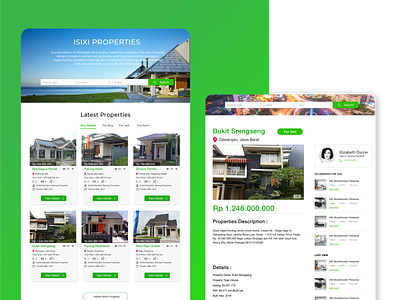 Isixi property design illustration property ui ux webdesign website website concept website design websiteproperties