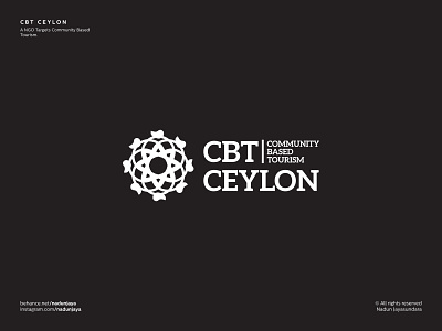 CBT Ceylon branding ceylon community design flat graphic design icon illustration logo logo design sign sri lanka symbol tourism travel vector