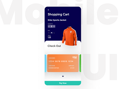 Daily UI - 2 application design checkout checkout page dailyui design flat landing page design shopping app shopping cart typography ui ui ux ux