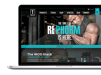 1st Phorm Website 1st phorm custom cms e commerce full width responsive supplements web design web redesign website wordpress