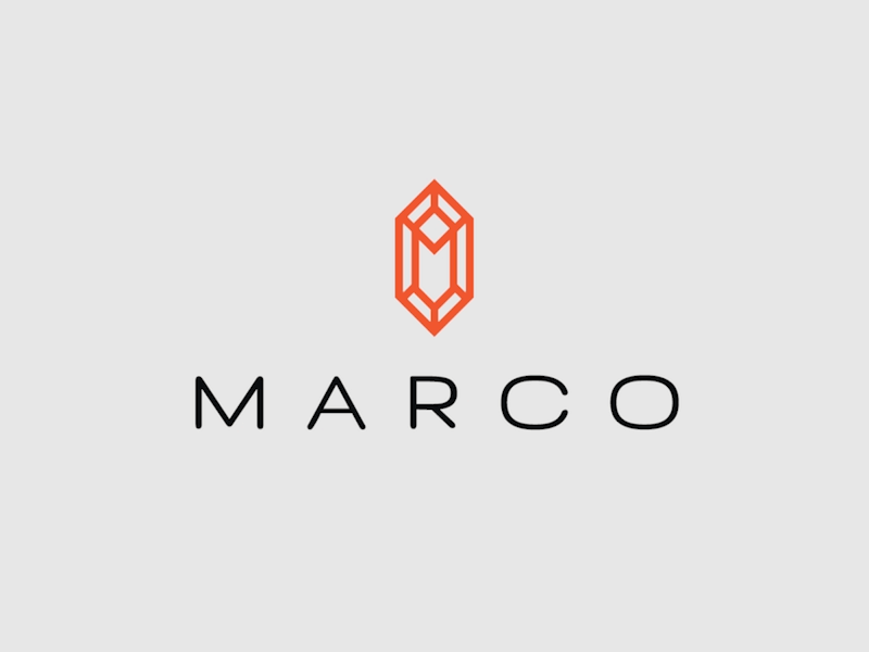 Marco logo animated gif branding logo startup