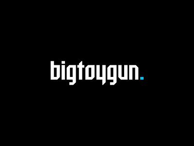 bigtoygun type-o logo typography