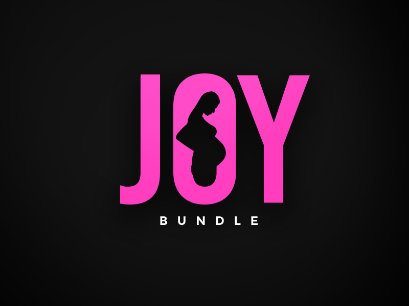 Joy Bundle logo health supplements pregnancy package design branding logo