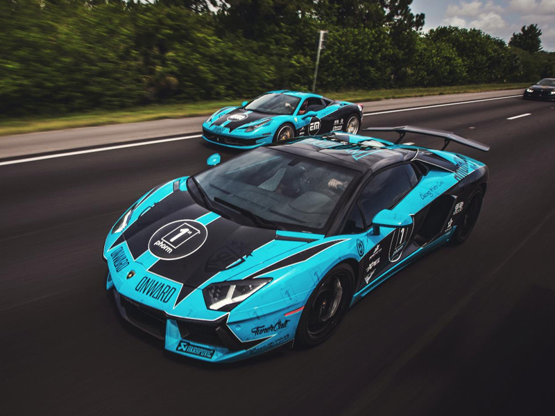 GR7 Lamborghini & Ferrari wraps by aaron speropoulos on Dribbble