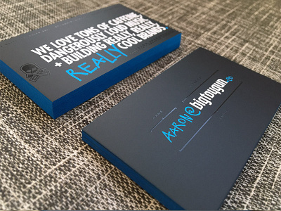 Limited print business cards: 1 of 500 branding business cards print