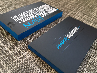 Limited print business cards: 1 of 500