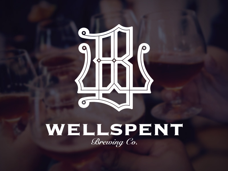 Wellspent Brewing Co. Logo logo art deco saison craft beer