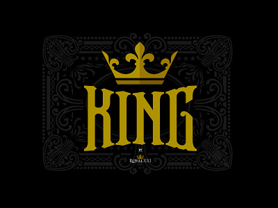 King by RoyalXXI logo crown gold king logo royalty