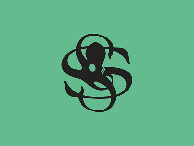Octopus logo for Saint Soto branding identity illustration logo monogram octopus sea creature