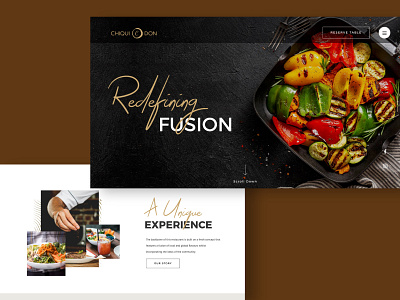 Chiqui Don Restaurant Website bar food inspiration landingpage restaurant uiux website