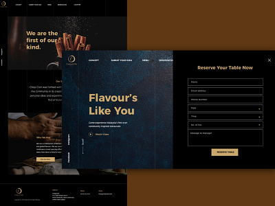 Chiqui Don Website : Reservation UI bar food inspiration reservation restaurant uiux website