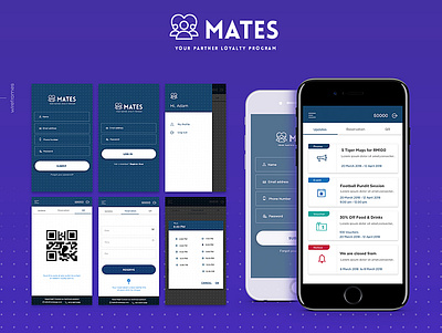 Mates Loyalty App loyalty app mates mobileapps ui uiuxdesign web website website design