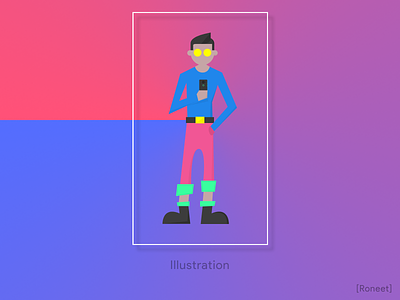 Illustration code designer developer guy icon iconography illustration logo web