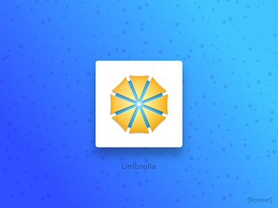 Umbrella [Icon] climate icon iconography logo umbrella weather web