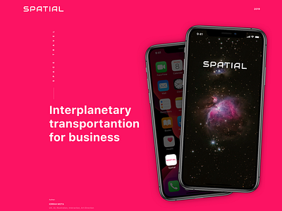 Spatial - Space Travel for Business