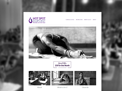 Hot Yoga Website