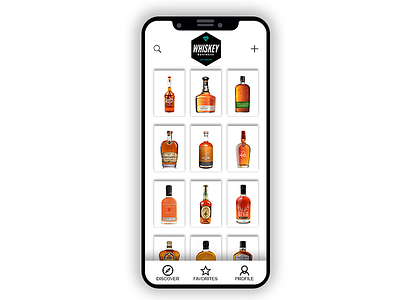 Whiskey Business App app daily ui ios iphone x mobile mockupe os 11 ui whisky
