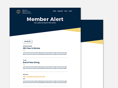 Member Alert Email