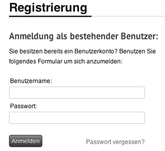 Registration Form form login registration
