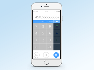 Daily UI 004 - Calculator