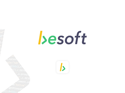 Besoft (IT company) app branding clean code coding design flat icon identity ios logo logodesign logotype minimal type ui ux vector web website