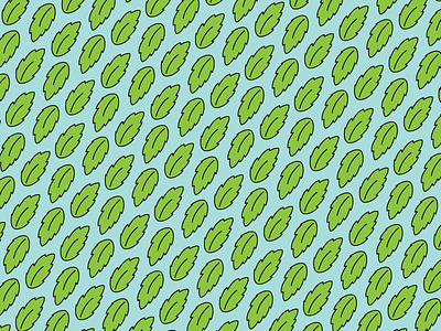 Shakespearmint Leaves green illustration leaf pattern vector