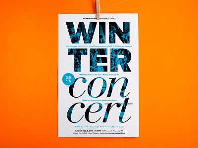 Winter Concert Poster