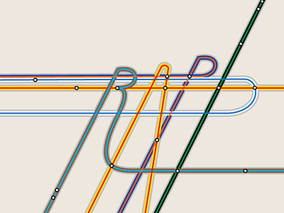 Rapid city illustration mta nyc rapid subway transit typography