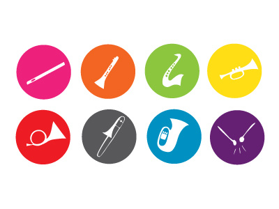Instrument Icons graphic design identity illustration logo