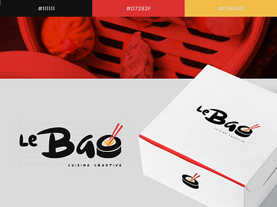 Le Bao Asian Restaurant Branding asia brand branding design graphic design identity illustration kitchen logo restaurant typography vector