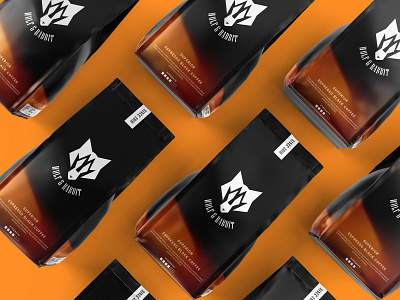 wolf & rabbit coffee packaging branding design graphic design logo minimal packaging vector