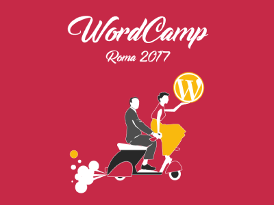 WordCamp WordPress- Rome 2017 illustration logo romanholidays wordpress