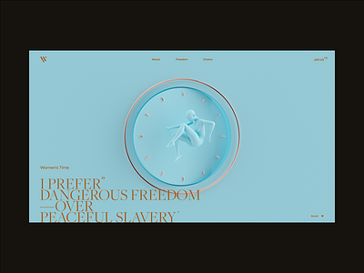 un_finished_003 3d choice clock free freedom motivation power psd unfinished womenstime