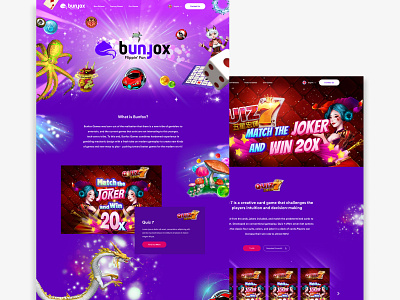 Game Revamped Website 01 branding gaming gaming website landing ui vibrant color web website