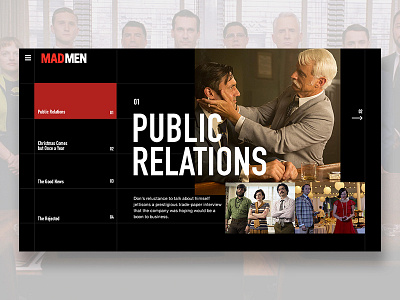 Mad Men American drama series mad men website